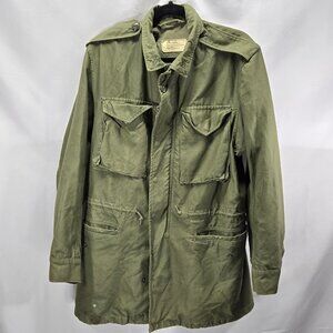 Vintage Korean War Era M-1951 Field Jacket w/ Liner US Army Military Coat Small
